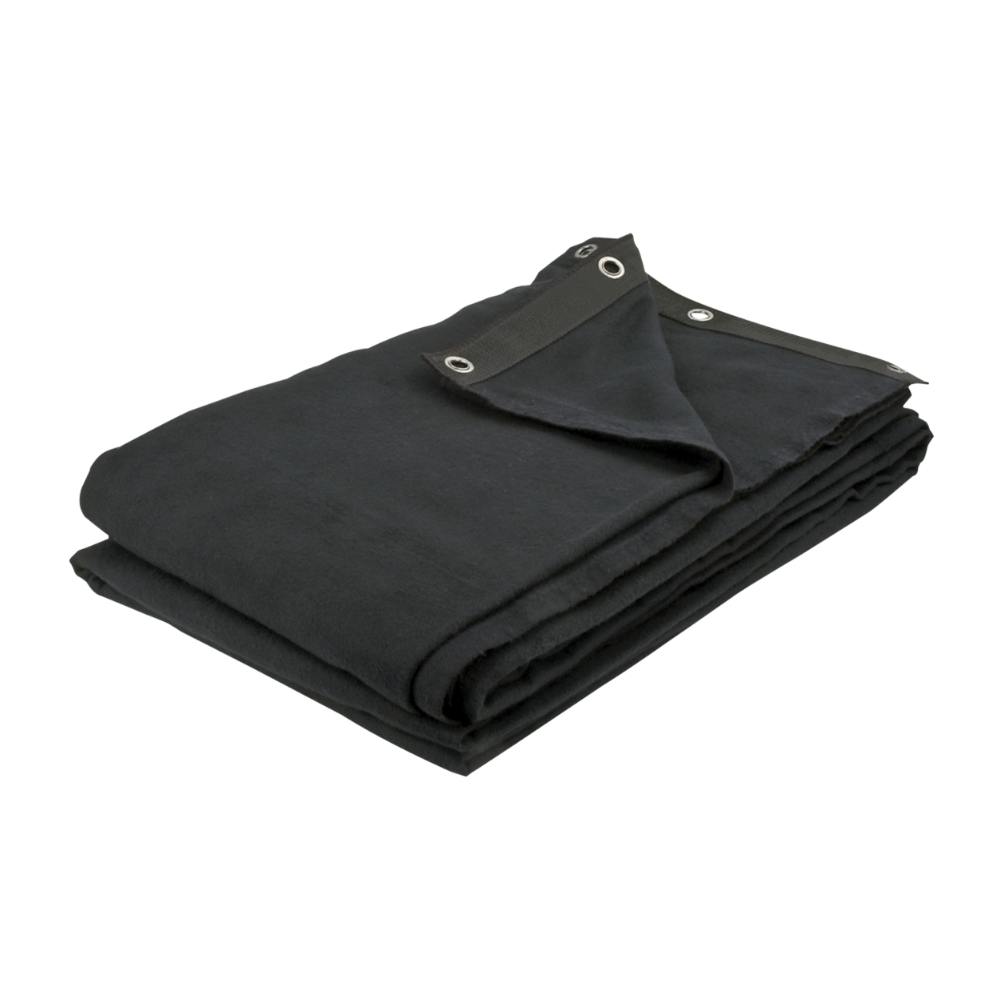 udlejning af sort molton og scenetæpper